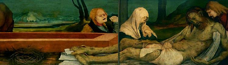 Matthias  Grunewald The Lamentation oil painting image